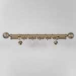 Kahekordne karniis MODENA-LUNAS &Oslash;19 mm, vana kuldne, 160 cm