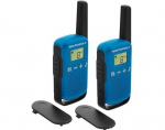 Talkie-walkie Motorola - 2 Pcs - Sinine - Vahemaa 8 km - K&auml;ed-vabad - V&otilde;imsus 500 mW