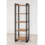 Eraldiseisev riiul Kalune Design Cosmo Penta, pruun/must