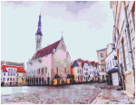 Maalimiskomplekt numbrite j&auml;rgi, Tallinn 1 40x50