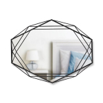 Terasest seinapeegel Umbra Prisma, 43x57 cm, must
