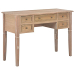 vidaXL kirjutuslaud, pruun, 109,5 x 45 x 77,5 cm, puit, Ruda