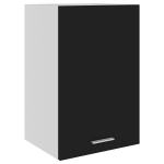 vidaXL rippuv k&ouml;&ouml;gikapp, must, 39,5 x 31 x 60 cm, puitlaastplaat