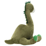 vidaXL dinosaurus brontosaurus kaisuloom, pl&uuml;&uuml;s, roheline, Žalia