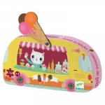 Siluett pusled - J&auml;&auml;tises&otilde;iduk (16 tk), DJECO DJ07264