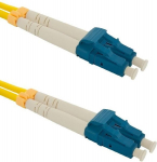 Qoltec kiudoptiline patchcord LC/UPC &ndash; LC/UPC | &Uuml;hemoodiline | 9/125 | G652D | Duplex | 1 m