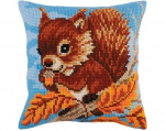Tikkimiskomplekt padi "Orav p&auml;hkliga" Collection D'Art 40x40cm
