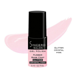 Kummist aluslakk SINCERO SALON, Glitter crystal pink, 6ml