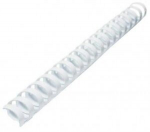 K&ouml;itespiraal 12mm plastik valge Peach/100