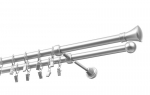 Kahekordne kardinapuu OLIMP, 150cm, Matt kroom