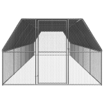 Lauko narvas vi&scaron;čiukams, 3x12x2 m, pilkas, Sidabro
