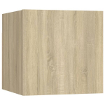 vidaXL seina telerikapp, sonoma tamm, 30,5 x 30 x 30 cm