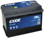 Aku Exide EB740 74Ah 680A