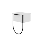 Seinale Kinnitatav &Ouml;&ouml;kapp, Norfolk, Decortie, 33 x 44 x 25 cm, Valge