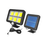 LTC 6x COB 10W lamp + p&auml;ikesepaneel ja traat 1800 mAh