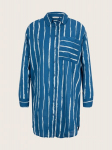 Tom Tailor naiste pluus 1032223*29580, sinine/valge 4065308563455