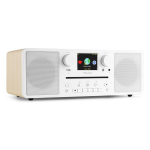 Audizio Naples Interneti-raadio CD/BT/DAB+/Internet valge