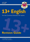 New 13plus English Revision Guide for the Common Entrance Exams (exams from Nov 2022)