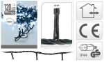 Guirlande Fixe 120 Led K&uuml;lm Valgus 12m - GENERIQUE - Valge - V&auml;listingimustes - IP44