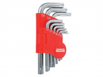 T&auml;htmutriv&otilde;tmed komplektis Torx Security T10-T50, 9 tk.