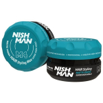 Matte kujundav vaha juustele Nishman M4 Matte Finish Super High Hold Wax meestele, 100 ml