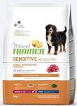 Kuivtoit koertele lambalihaga Natural Trainer Sensitive No Gluten keskmist ja suurt t&otilde;ugu koertele, 3 kg, Kuivtoit koertele lambalihaga Natural Trainer Sensitive No Gluten keskmist ja suurt t&otilde;ugu koertele, 3 kg
