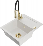Graniidist k&ouml;&ouml;givalamu Mexen Enzo koos segisti ja sifooniga, White+Black/Gold