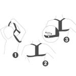 R&uuml;hi korrigeerija Swedish Posture Classic, valge