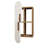 Riiul Kalune Design Rose, pruun/valge