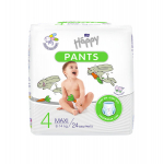 M&auml;hkmed-P&uuml;ksm&auml;hkmed Happy Pants Maxi, 4. suurus (8-14 kg), 24 tk