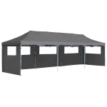 vidaXL kokkupandav pop-up peotelk 5 k&uuml;lgseinaga 870 x 291 x 315 cm antratsiithall