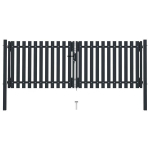 Kahepoolne aiav&auml;rav vidaXL, teras, 306 x 125 cm, antratsiithall, Antracito