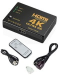 Kaugjuhtimisega HDMI 4K l&uuml;liti