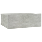 vidaXL seina &ouml;&ouml;kapp betoonhall 40 x 30 x 15 cm puitlaastplaat, Pilka
