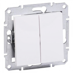 Sisseehitatud kahe v&otilde;tmega l&uuml;liti 1+1, Asfora