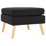 vidaXL jalapink, must, kangas