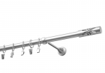 &Uuml;ks kardinapuu 19mm OLIMP, 250cm, matt kroom