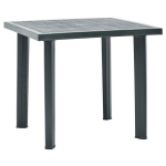 vidaXL aialaud roheline, 80 x 75 x 72 cm, plastist