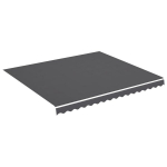 vidaXL Varikatuse kangas, antratsiit, 4x3,5m