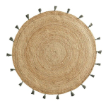 Jutevaip Shira, naturaalne-khaki, &Oslash; 120 cm