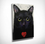 Reproduktsioon l&otilde;uendil Must kass