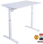 Reguleeritava k&otilde;rgusega laud SUN-FLEX&reg; EASYDESK ELITE, valge