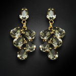 Naiste k&otilde;rvar&otilde;ngad Diamond Sky &bdquo;Amber II (Black Diamond)&ldquo; koos Preciosa kristallidega DS02A155