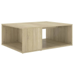 vidaXL kohvilaud, Sonoma tamm, 90 x 67 x 33 cm, puitlaastplaat