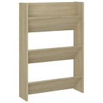 vidaXL seina kingakapp, Sonoma tamm, 60 x 18 x 90 cm, puitlaastplaat, Ruda