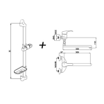 Komplekt Prince + Practic-Fresh RUBINETA