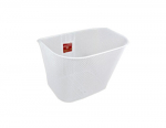 Jalgratta esikorv 35 x 25 x 25 cm, v&auml;rv: valge (HT-009) 4414