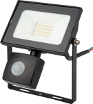 LED-prožektor sensoriga (must) IP44