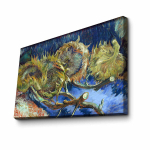 Reproduktsioon Four Withered Sunflowers