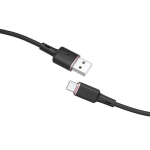 Acefast USB kaabel - C-t&uuml;&uuml;pi USB 1,2 m, 3A, must (C2-04 must)